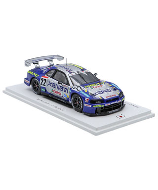 スパーク 1/43スケール ザナヴィ ヒロト 日産 スカイライン GT-R (R34) NO.22 ミハエル・クルム / 田中哲也 2001年 JGTC GT500