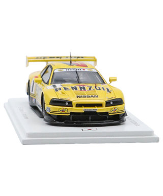 スパーク 1/43スケール ペンズオイル ニスモ 日産 スカイライン GT-R (R34) NO.1 エリック・コマス / 本山哲 1999年 JGTC GT500