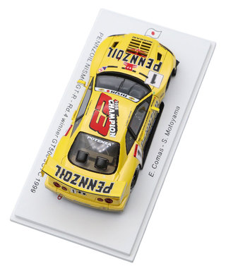 スパーク 1/43スケール ペンズオイル ニスモ 日産 スカイライン GT-R (R34) NO.1 エリック・コマス / 本山哲 1999年 JGTC GT500