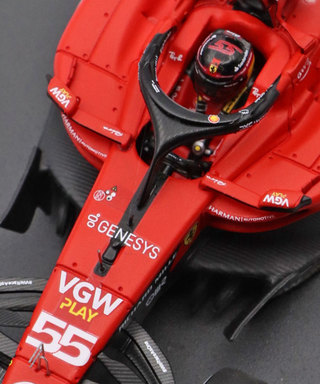 ルックスマート 1/43スケール フェラーリ SF23 カルロス・サインツ 2023年 シンガポールGP 優勝/23f1m