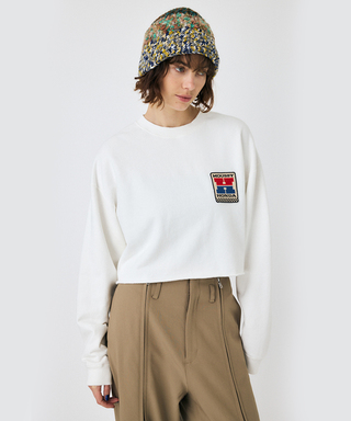 ホンダ HRC MOUSSY CROPPED プルオーバー ホワイト