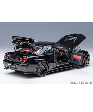 【30%オフセール】オートアート 1/18スケール ニスモ R34 GT-R Z-tune （ブラックパール）/msl