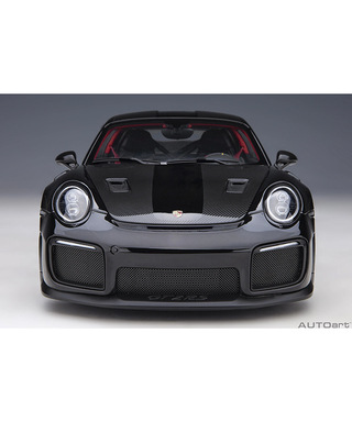 【30%オフセール】オートアート 1/18スケール ポルシェ 911 （991.2） GT2 RS ヴァイザッハ・パッケージ （ブラック）/msl