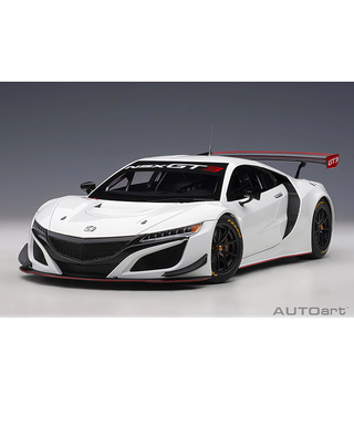 【30%オフセール】オートアート 1/18スケール ホンダ NSX GT3 2018 （ホワイト）/msl