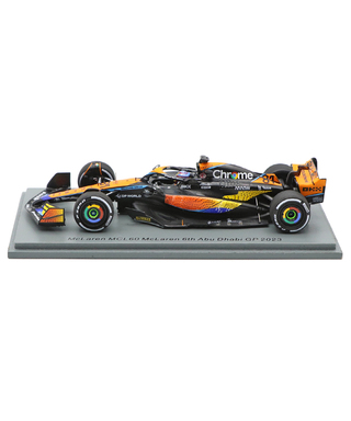 スパーク 1/43スケール マクラーレン MCL60 オスカー・ピアストリ 2023年 アブダビGP /23f1m