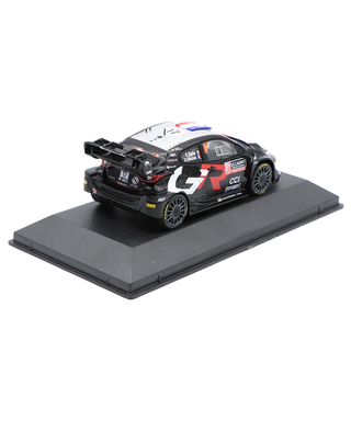 TGR別注 イクソ 1/43スケール トヨタ GR ヤリス ラリー1 ハイブリッド TOYOTA GAZOO Racing WRT 17号車 セバスチャン・オジエ / ヴァンサン・ロンデ 2024年 WRC モンテカルロ ラリー 2位入賞 /TGR_WRC