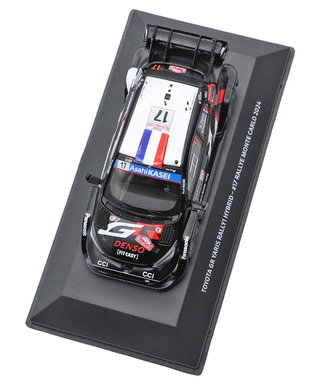 TGR別注 イクソ 1/43スケール トヨタ GR ヤリス ラリー1 ハイブリッド TOYOTA GAZOO Racing WRT 17号車 セバスチャン・オジエ / ヴァンサン・ロンデ 2024年 WRC モンテカルロ ラリー 2位入賞 /TGR_WRC