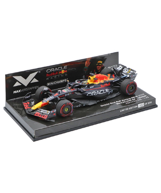 フェルスタッペン別注 ミニチャンプス 1/43スケール オラクル レッドブル レーシング ホンダ RB19 マックス・フェルスタッペン 2023年 ブラジルGP 優勝 /ARB/23f1m