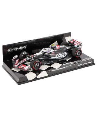 ミニチャンプス 1/43スケール マネーグラム ハース F1 チーム VF-24 ニコ・ヒュルケンベルグ 2024年 /24f1m