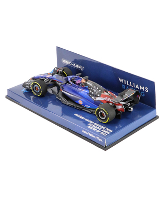 ミニチャンプス 1/43スケール ウィリアムズ レーシング FW45 アレクサンダー・アルボン 2023年 オースティンGP