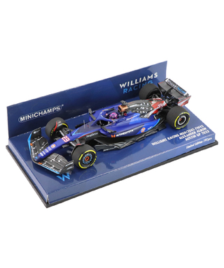 ミニチャンプス 1/43スケール ウィリアムズ レーシング FW45 アレクサンダー・アルボン 2023年 オースティンGP