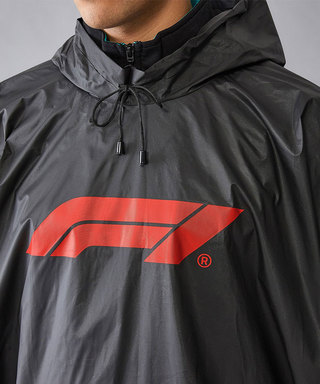【会員限定ポイント20倍】FORMULA 1 オフィシャル ロゴ ポンチョ /rx20