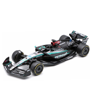 ブラゴ 1/43スケール メルセデス AMG ペトロナス F1 W15 E パフォーマンス #44 ハミルトン #63 ラッセル 2台セット  /24f1m