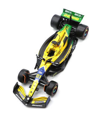 ブラゴ 1/43スケール マクラーレン F1 チーム MCL38 オスカー・ピアストリ 2024年 モナコGP /24f1m