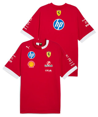 PUMA スクーデリア フェラーリ SF チーム ドライバー オーバーサイズ Tシャツ レッド 2025  /TM-W 