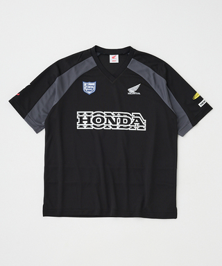 ホンダ MOUSSY HONDA RACING ゲームシャツ ブラック