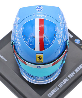 ルックスマート 1/5スケール シャルル・ルクレール フェラーリ 2024年 マイアミGP ヘルメット