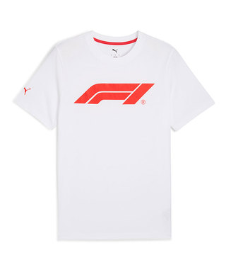 PUMA FORMULA 1 ロゴ Tシャツ ホワイト 2025