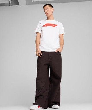 PUMA FORMULA 1 ロゴ Tシャツ ホワイト 2025