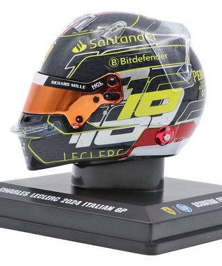 ルックスマート 1/5スケール シャルル・ルクレール フェラーリ 2024年 イタリアGP ヘルメット/msl