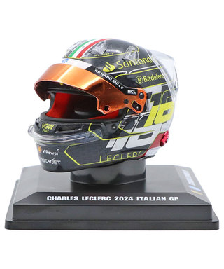 ルックスマート 1/5スケール シャルル・ルクレール フェラーリ 2024年 イタリアGP ヘルメット/msl