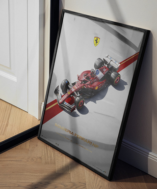 【額装済み】フェラーリ SF-25 – スクーデリア フェラーリ HP F1™ Team ポスター