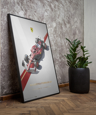 【額装済み】フェラーリ SF-25 – スクーデリア フェラーリ HP F1™ Team ポスター