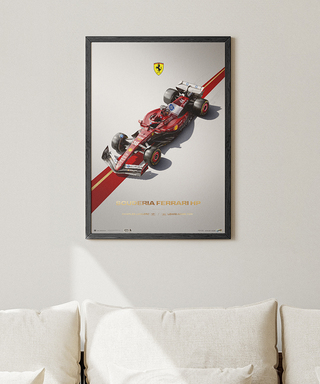【額装済み】フェラーリ SF-25 – スクーデリア フェラーリ HP F1™ Team ポスター