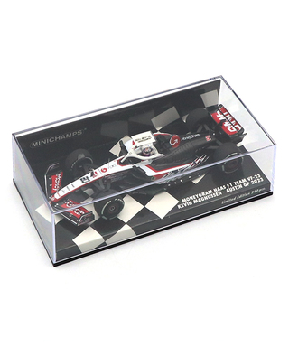 ミニチャンプス 1/43スケール マネーグラム ハース F1チーム VF-23  ケビン・マグヌッセン 2023年 オースティンGP/23f1m