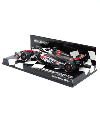 ミニチャンプス 1/43スケール マネーグラム ハース F1チーム VF-23  ケビン・マグヌッセン 2023年 オースティンGP/23f1m