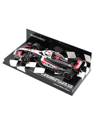 ミニチャンプス 1/43スケール マネーグラム ハース F1チーム VF-23  ケビン・マグヌッセン 2023年 オースティンGP/23f1m