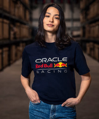 【今だけポイント20倍】オラクル レッドブル レーシング  ラージロゴ Tシャツ ネイビー /FN-W/ARB /tee20