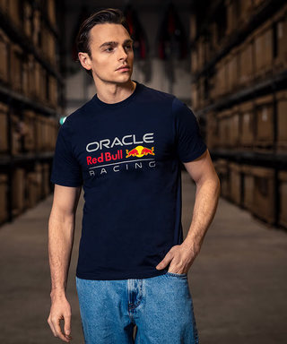 【今だけポイント20倍】オラクル レッドブル レーシング  ラージロゴ Tシャツ ネイビー /FN-W/ARB /tee20