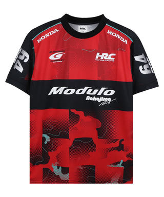 HRC Honda RACING x スーパーGT コラボ   Tシャツ Modulo Nakajima Racing #64
