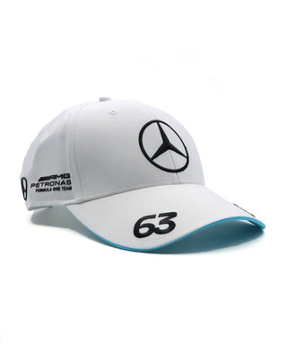 メルセデス AMG ペトロナス F1 チーム ジョージ・ラッセル キャップ ホワイト