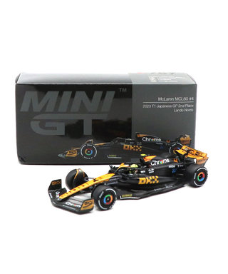 MINIGT 1/64スケール マクラーレン F1 チーム MCL60 ランド・ノリス 2023年 日本GP 2位入賞  /spk