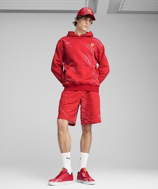 PUMA フェラーリ レース カラー S フーディー レッド