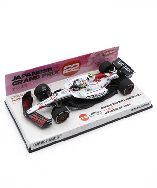 ミニチャンプス x 京商 別注 1/43スケール オラクル レッドブル レーシング ホンダ RB21 角田裕毅 2025年 日本GP /25f1/25jp