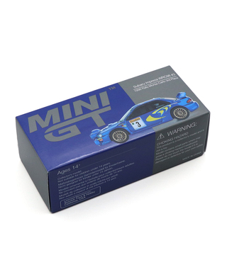 MINIGT 1/64スケール スバル インプレッサ WRC97 モンテカルロラリー 1998 3位入賞車 #3(左ハンドル) /spk