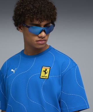 【購入数制限有/おひとり様1個まで】PUMA スクーデリア フェラーリ SF モンツァ Tシャツ ブルー /TM-W