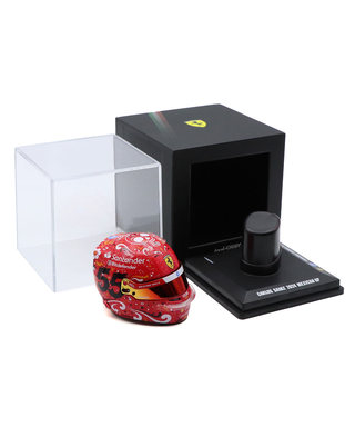 ルックスマート 1/5スケール カルロス・サインツ フェラーリ 2024年 メキシコGP ヘルメット 優勝
