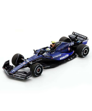 スパーク 1/43スケール ウィリアムズ レーシング FW46 アレクサンダー・アルボン 2024年 アメリカGP 100戦目 /24f1m