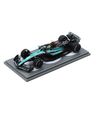 スパーク 1/43スケール メルセデスAMG ペトロナス F1 W15 Eパフォーマンス ルイス・ハミルトン 2024年 シンガポールGP 6位 /24f1m