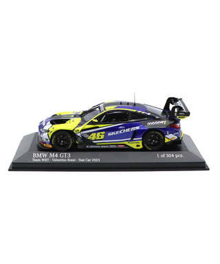ミニチャンプス 1/43スケール BMW M4 GT3 TEAM WRT バレンティーノ･ロッシ 2023年 テストカー 