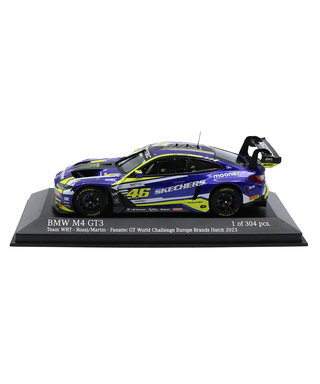 ミニチャンプス 1/43スケール BMW M4 GT3 TEAM WRT バレンティーノ・ロッシ 2023年 Fanatec GT ワールド チャレンジ ヨーロッパ ブランズハッチ 