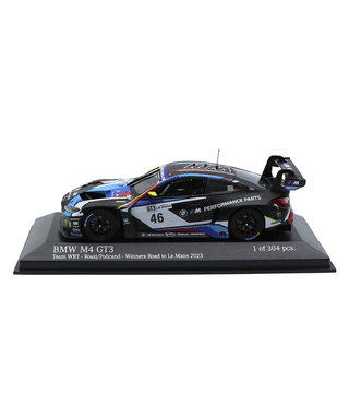 ミニチャンプス 1/43スケール BMW M4 GT3 TEAM WRT NO.46 バレンティーノ・ロッシ 2023年 ロード to ル･マン ウィナー