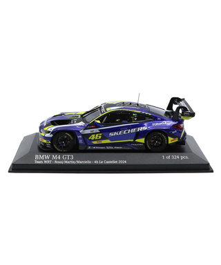ミニチャンプス 1/43スケール BMW M4 GT3 TEAM WRT NO.46 バレンティーノ・ロッシ 2024年 ポール･リカール 4時間 