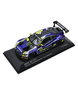 ミニチャンプス 1/43スケール BMW M4 GT3 TEAM WRT NO.46 バレンティーノ・ロッシ 2024年 ポール･リカール 4時間 