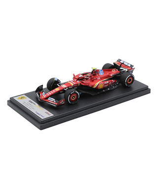 ルックスマート 1/43スケール フェラーリ SF24 カルロス・サインツ 2024年 アブダビGP 2位入賞 /24f1m
