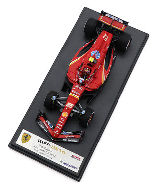 ルックスマート 1/43スケール フェラーリ SF24 カルロス・サインツ 2024年 アブダビGP 2位入賞 /24f1m